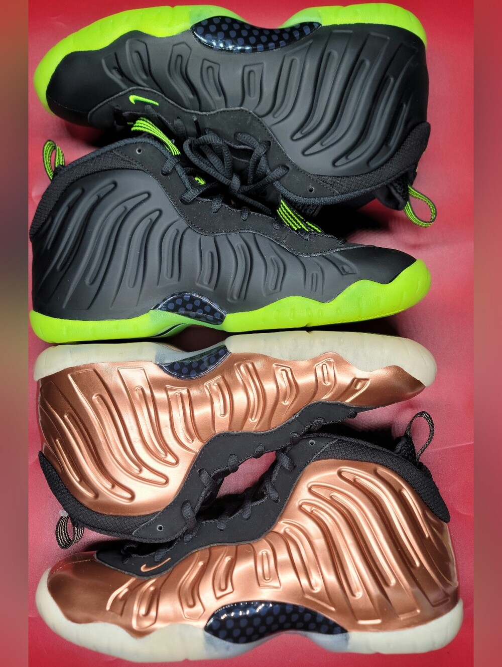 Nike Little Posite One GS Lot Of 2 Sz 7y=8.5 Women New